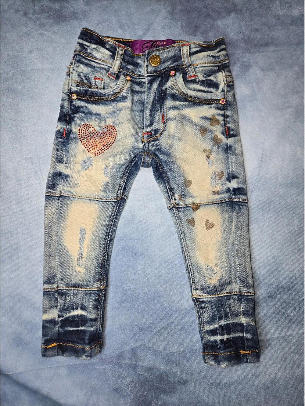 Girls heart jeans